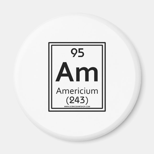 95 Americium Magnet (Front)