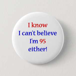 95 Either 6 Cm Round Badge