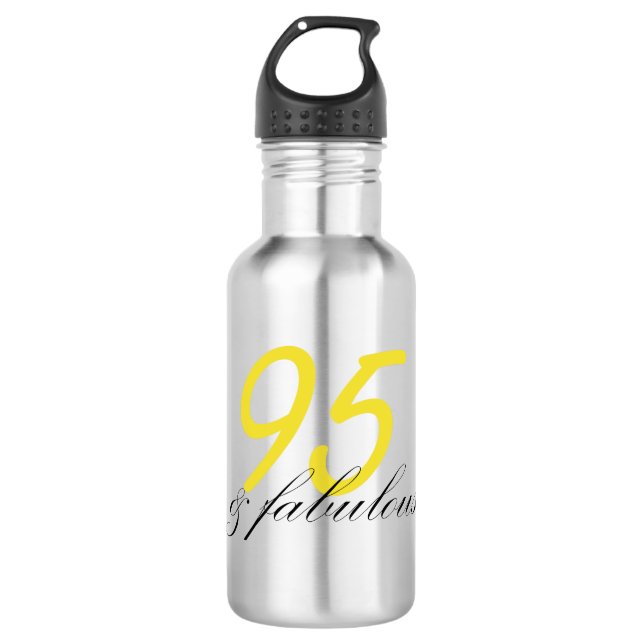 95 & Fabulous 710 Ml Water Bottle (Front)