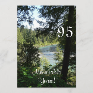 95 Memorable Years/Birthday Celebration-Lakeview Invitation