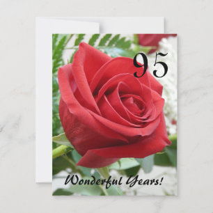 95 Wonderful Years!-Birthday Celebration Invitation