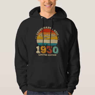 95 Year Old Bday Retro Awesome 95th Birthday Gift Hoodie