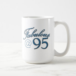 95 year old birthday designs coffee mug