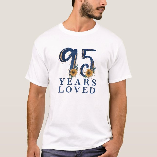 95 Years Old | Grandma 95Th Birthday Party | 95 Ye T-Shirt (Front)