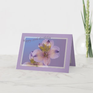 95th Birthday Card with Lavender Flowers