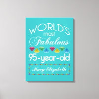 95th Birthday Most Fabulous Colourful Gem Turquois