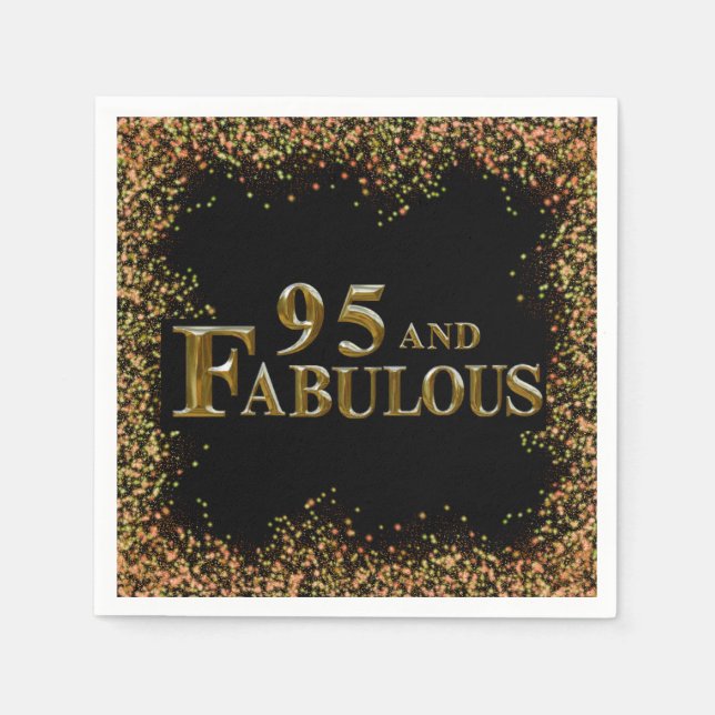 95th  Birthday  Napkin (Front)