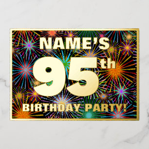 95th Birthday Party — Fun, Colourful Fireworks Loo