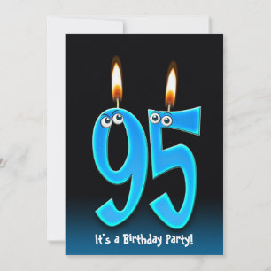 95th Birthday Party Invitation