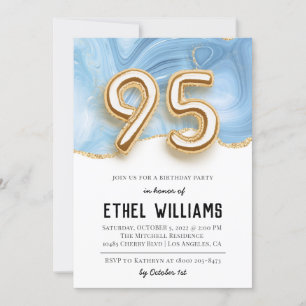 95th Birthday Party Invitation