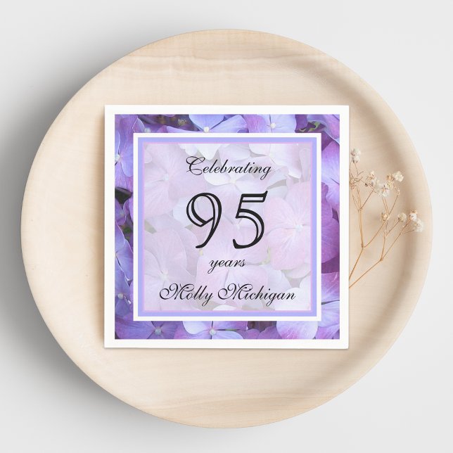 95th Birthday Party Paper Napkins (Creator Uploaded)