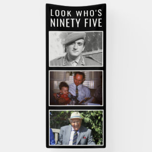 95th Birthday Photo Banner