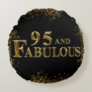 95th Birthday Round Cushion