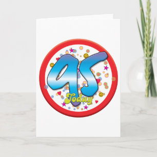 95th Birthday Today Card