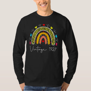 95th Birthday Vintage 1927 Rainbow Birthday 1 T-Shirt