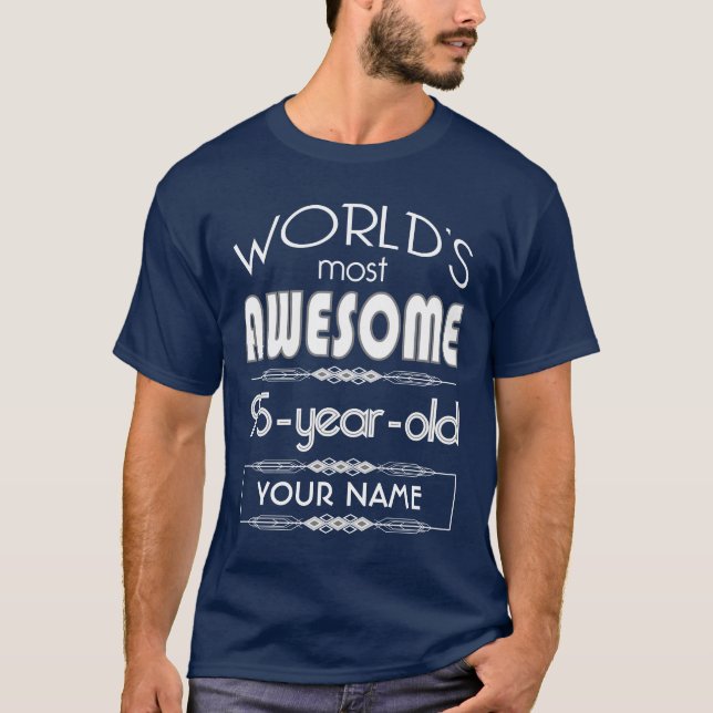 95th Birthday Worlds Best Fabulous Dark Blue T-Shirt (Front)