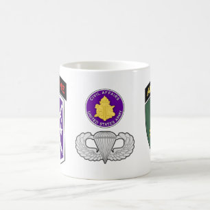 95th Civil Affairs Bde - Airborne - CA-PO & wings Coffee Mug