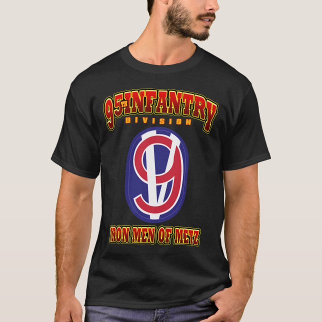 95th Infantry Division Iron Men of Metz T-Shirt.pn T-Shirt (Front)