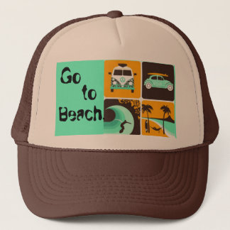 964206652, Go, you, Beach. Trucker Hat