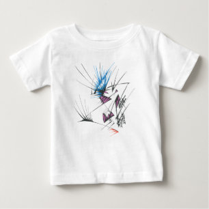 96 Colourful Abstract Tribal Tattoo Art Baby T-Shirt