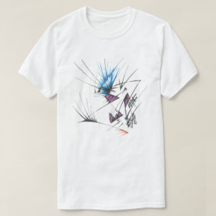 96 Colourful Abstract Tribal Tattoo Art T-Shirt