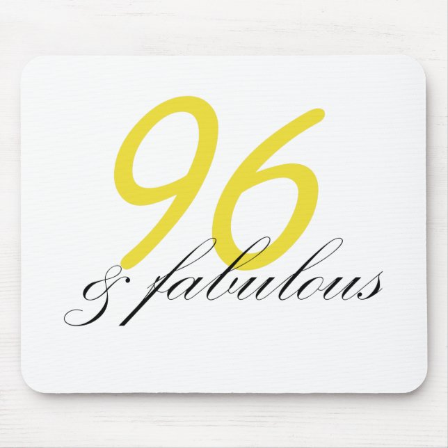 96 & Fabulous Mouse Mat (Front)