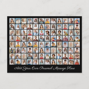 96 Photo Collage Add Your Own Greeting Holiday Postcard