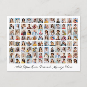 96 Photo Collage Add Your Own Greeting Holiday Postcard