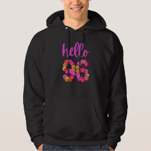96 Year Old Birthday Flower Hello 96 Its My 96th B Hoodie