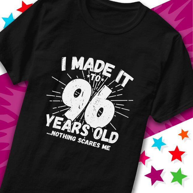 96 Year Old Sarcastic Meme Funny 96th Birthday T-Shirt (Creator Uploaded)