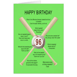 96th birthday baseball jokes