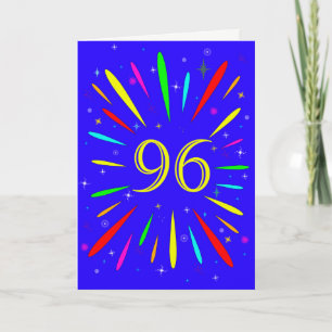 96th Birthday Explosion Card