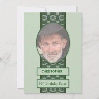 96th Birthday Party Invitation Add a Picture and