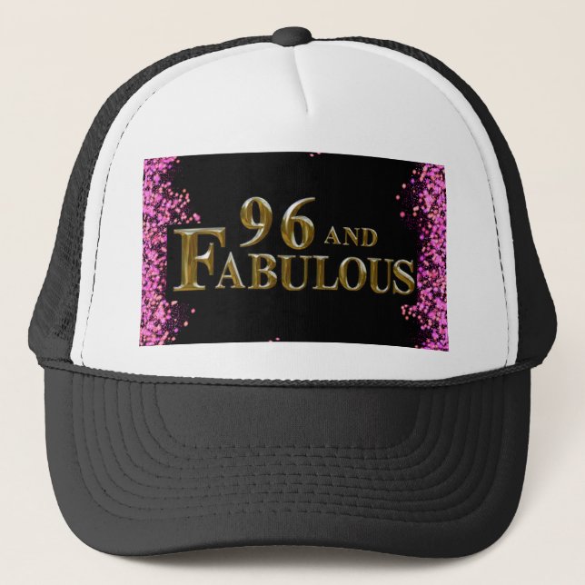 96th Birthday  Trucker Hat (Front)