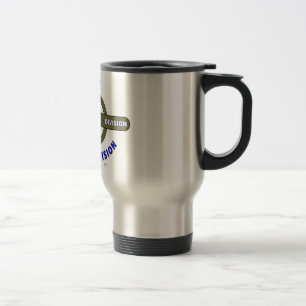 96TH INFANTRY DIVISION "DEADEYE" DIVISION TRAVEL MUG