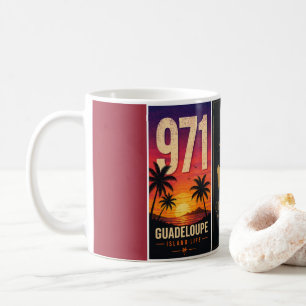 971 Guadeloupe Sunset Island Life Coffee Mug