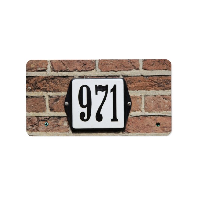 971 LABEL (Front)