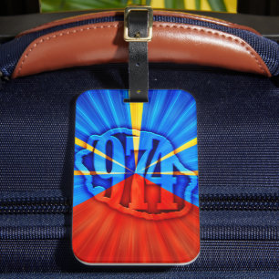 974 Reunion Island Luggage Tag