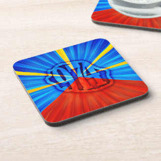 974 Reunion Island - Reunion flag Coaster