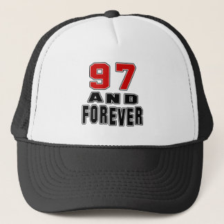 97 birthday designs trucker hat