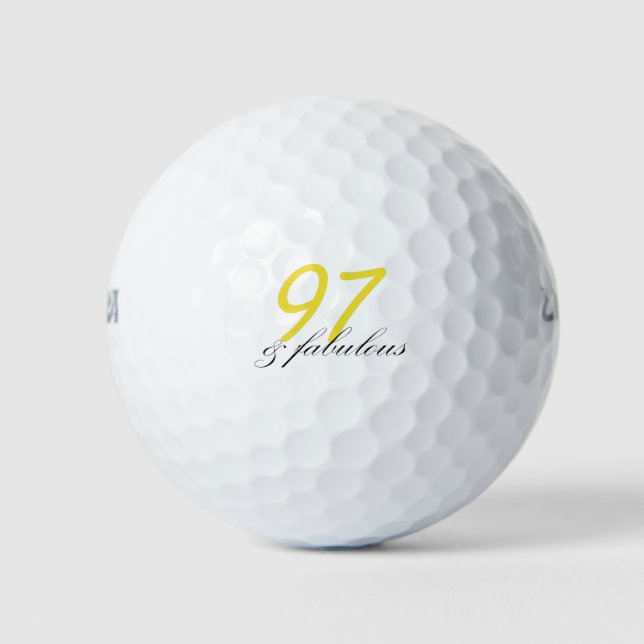 97 & Fabulous Golf Balls (Front)