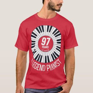 97 years of being an awesome pianist 1  T-Shirt