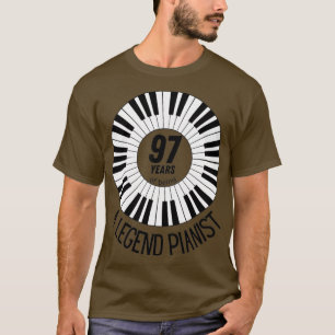 97 years of being an awesome pianist (3) T-Shirt