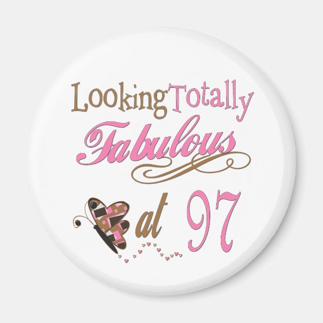 97th birthday magnet (Front)