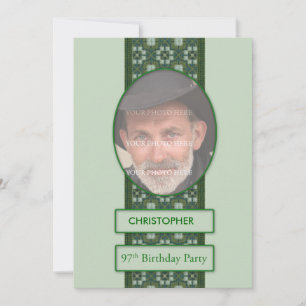 97th Birthday Party Invitation Add a Picture and