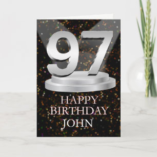 97th Birthday Spotlights Add A Name Card