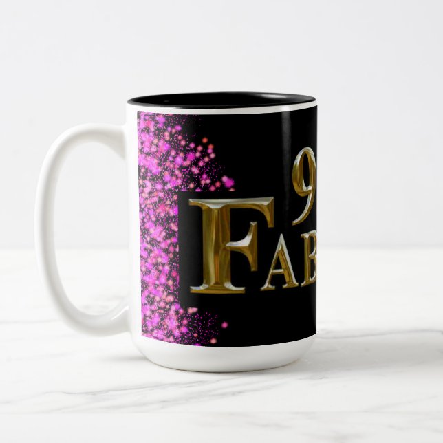 97th Birthday  Two-Tone Coffee Mug (Left)