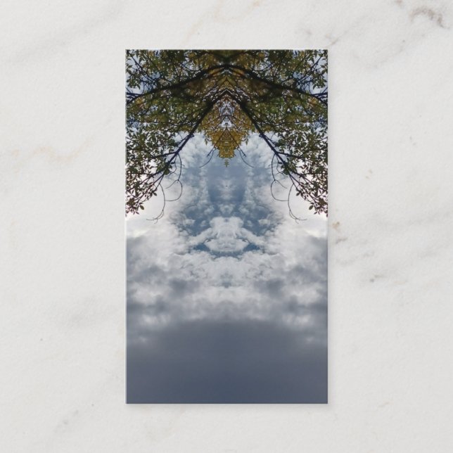 97Z Unique Colourful Abstract Nature Business Card (Front)