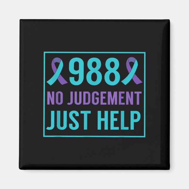 988 Day - September 8 - Suicide Prevention Awarene Magnet (Front)