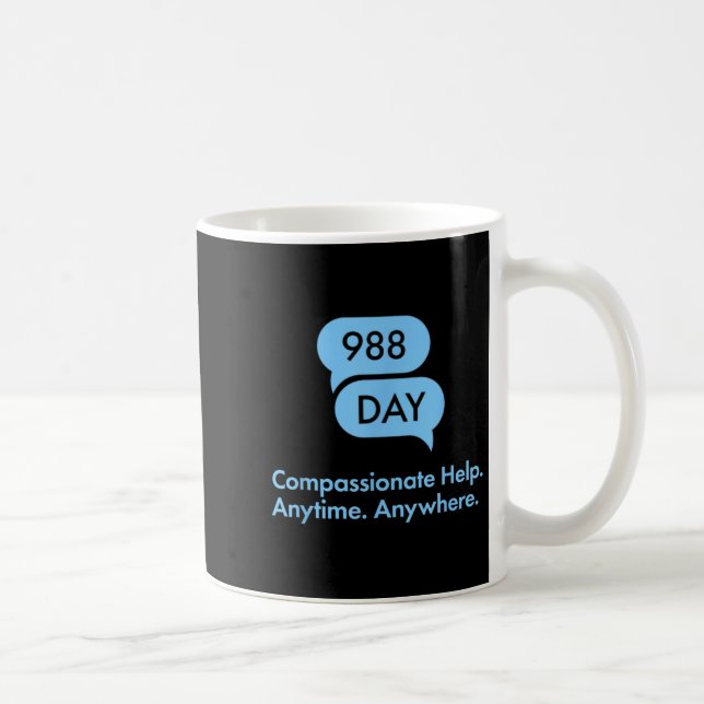 988 Day - Suprt Suicide Prevention 9_8 988 Day  Coffee Mug (Right)